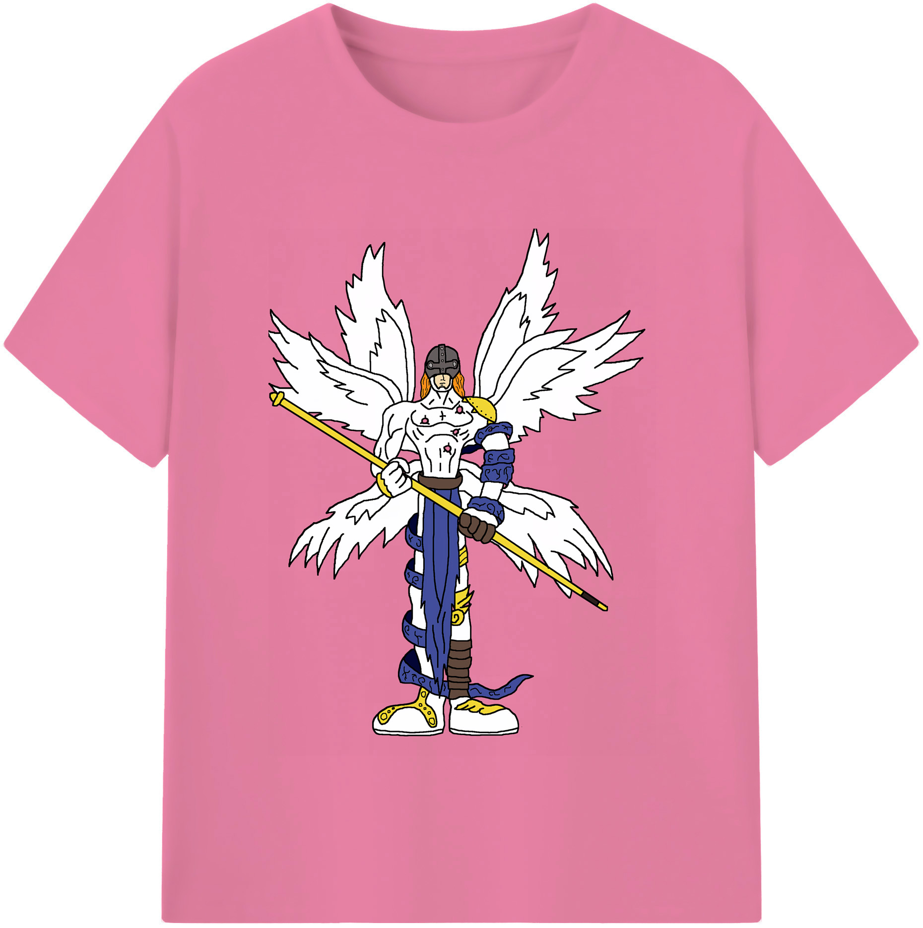 （画像用） Digimon デジタルモンスター/デジモン 綿100％半袖Tシャツ（フロントプリント）